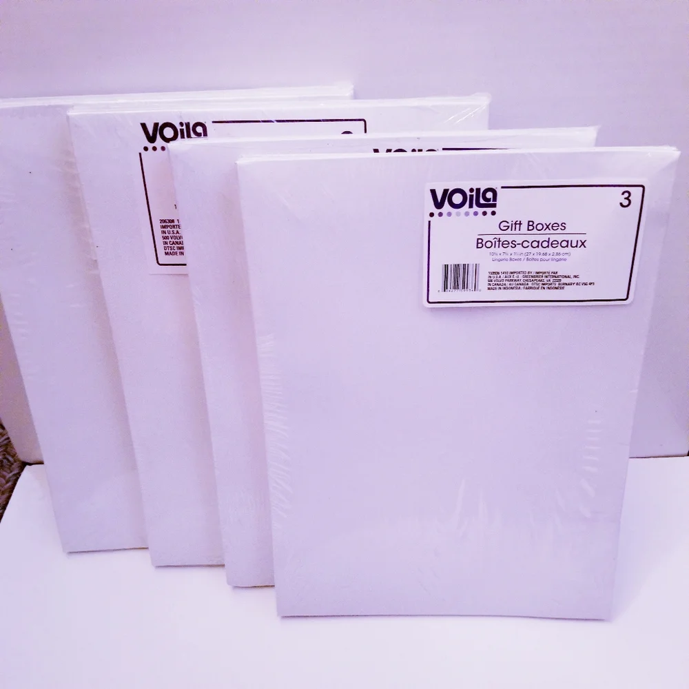 Volia Gift Boxes 3pk Lots of 3 New